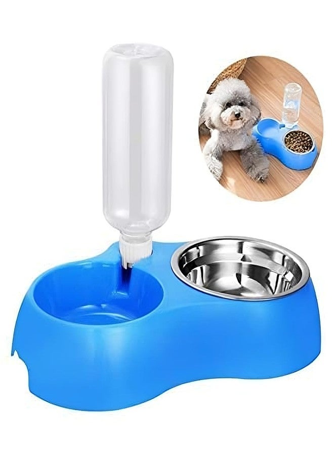 ECAPT Pet Dog and Cat Food Bowl and Automatic Water Dispenser Feeder - Image 1